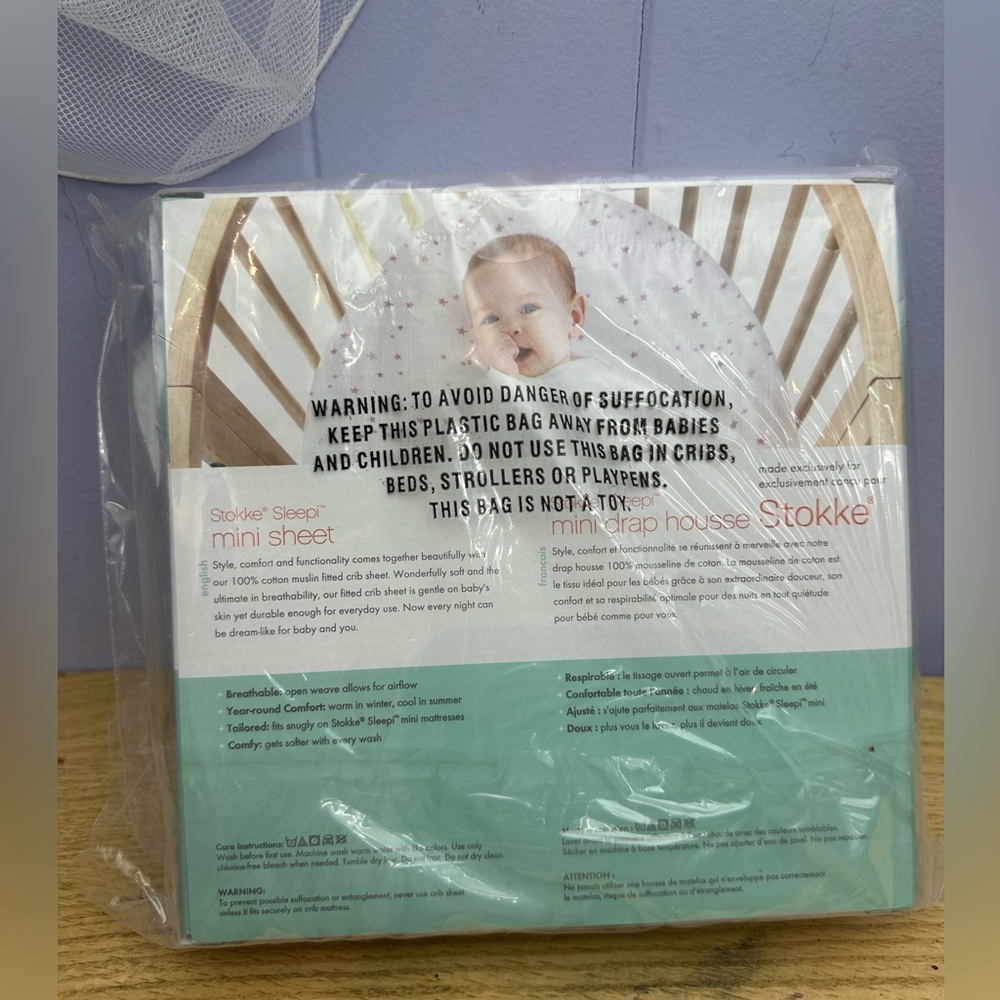 STOKKE sleepi mini sheet - Picture 3 of 3